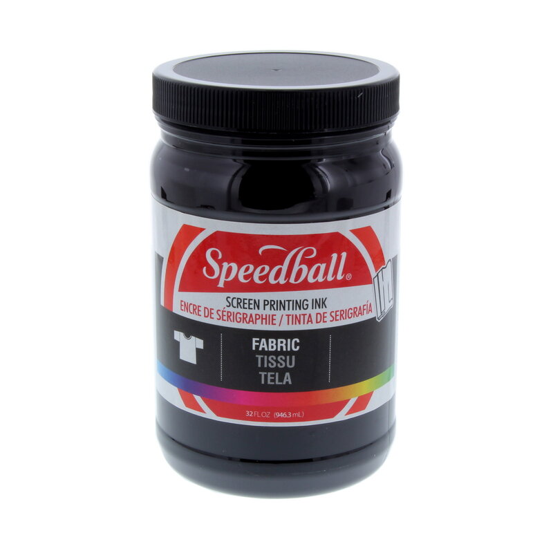 Speedball Fabric Screen Printing Inks, 32 oz., Black