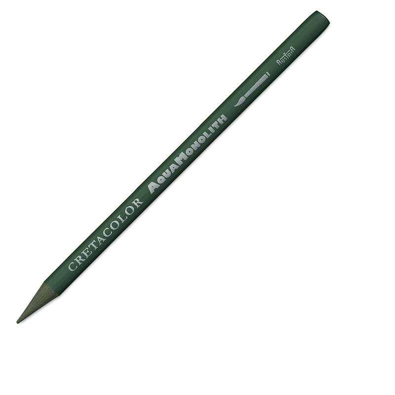 Cretacolor Aqua Monolith Woodless Watercolor Pencil Olive Green Dark