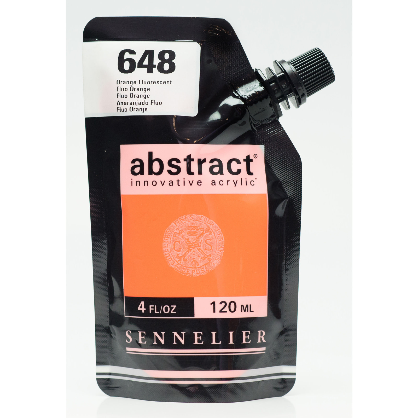 Sennelier Abstract Acrylics 120ML Fluorescent Orange
