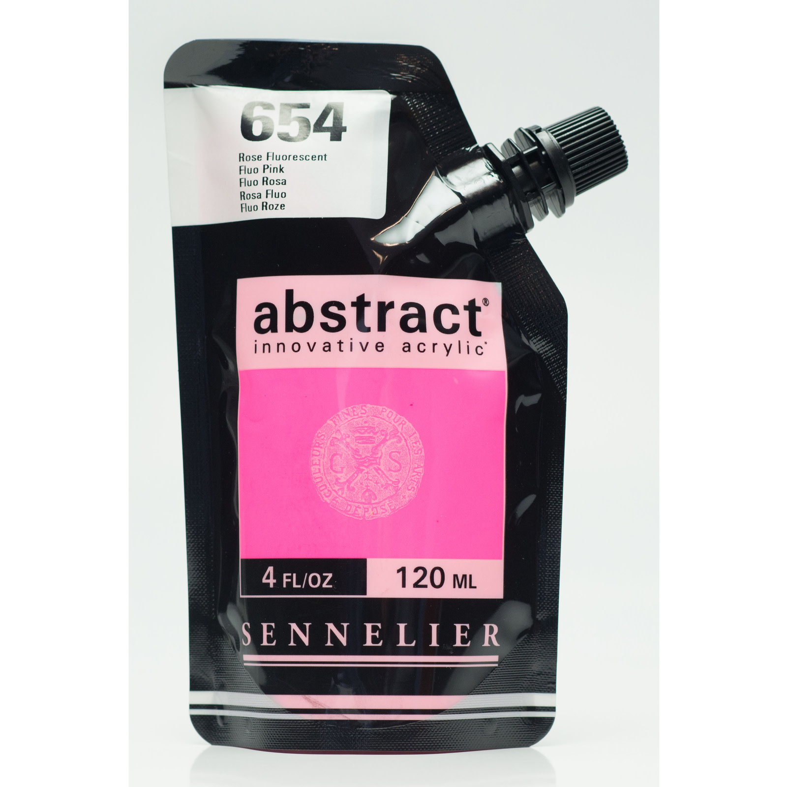 Sennelier Abstract Acrylics 120ML Fluorescent Pink
