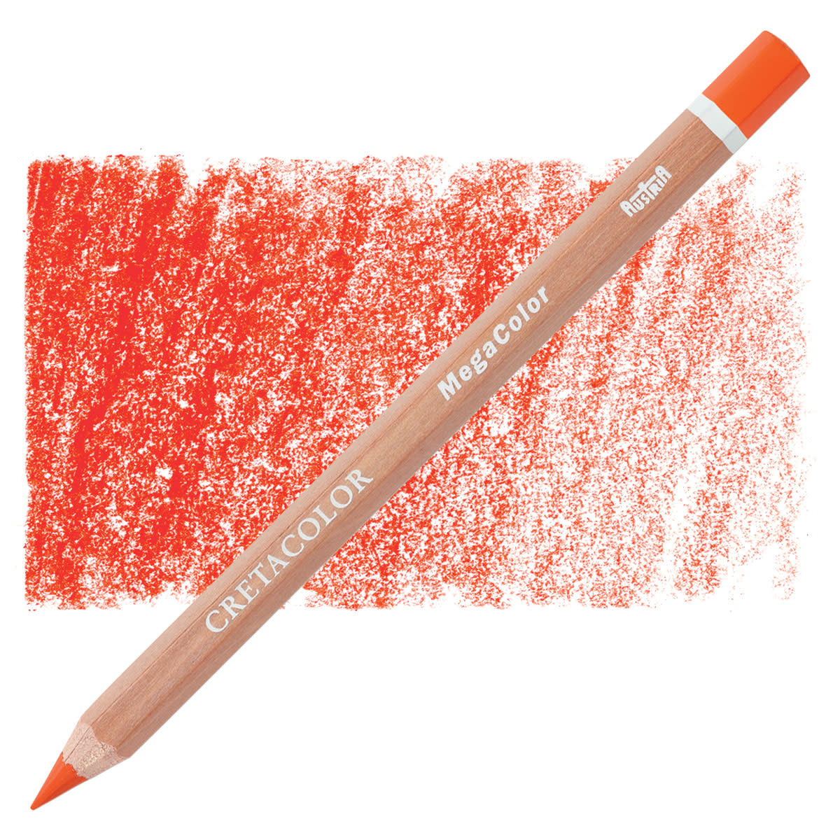 Cretacolor MegaColor Pencils, Permanent Red Light