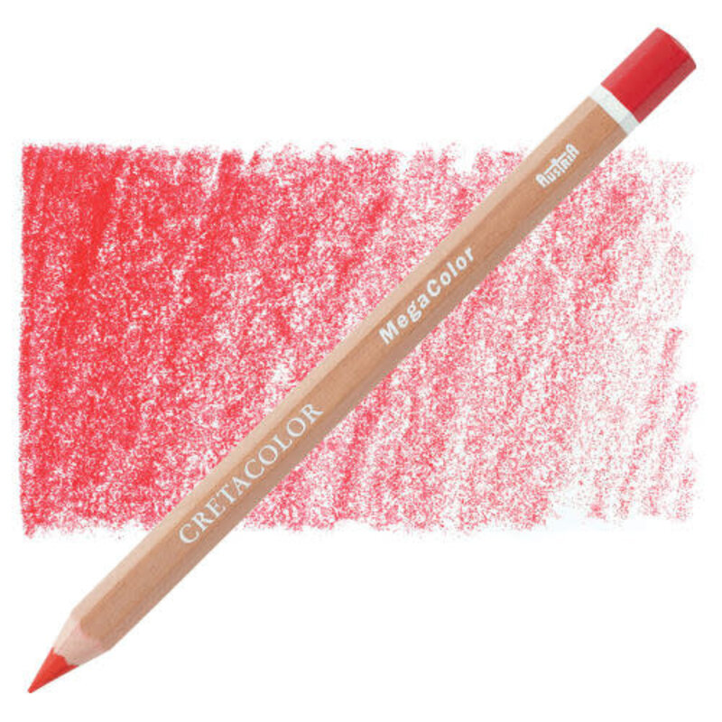 Cretacolor MegaColor Pencils, Permanent Red Dark