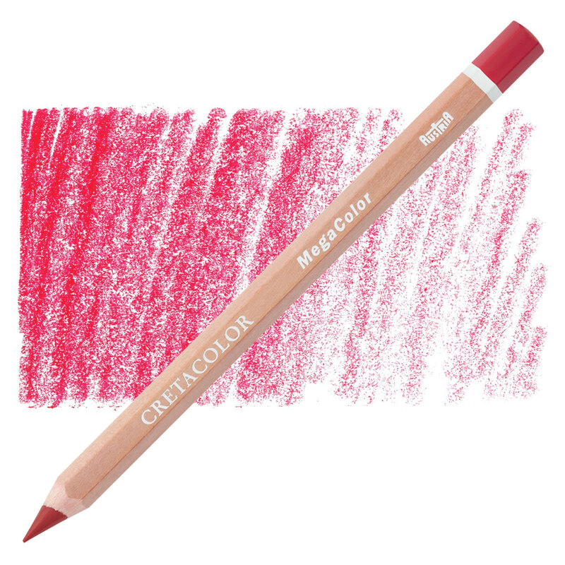 Cretacolor MegaColor Pencils, Carmine Extra-Fine