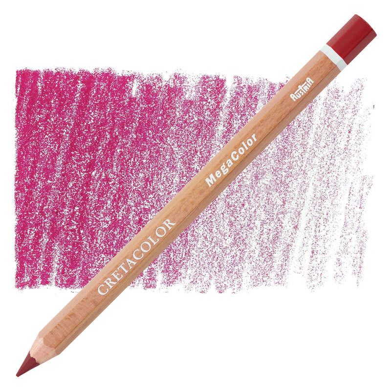Cretacolor MegaColor Pencils, Madder Carmine