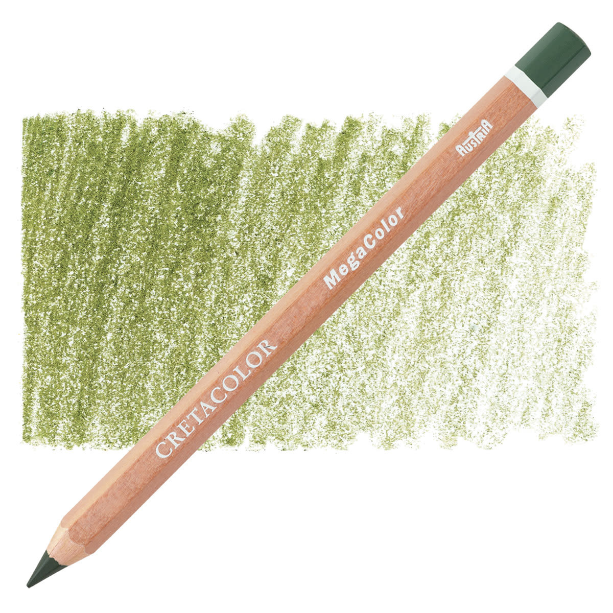 Cretacolor MegaColor Pencils, Olive Green Dark