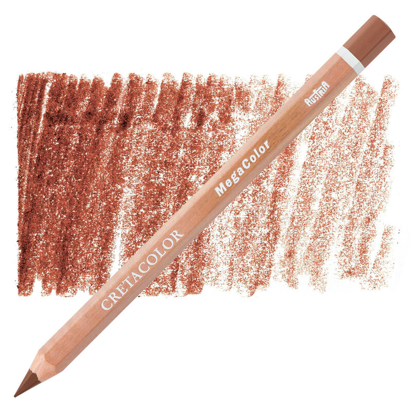 Cretacolor MegaColor Pencils, Chestnut Brown