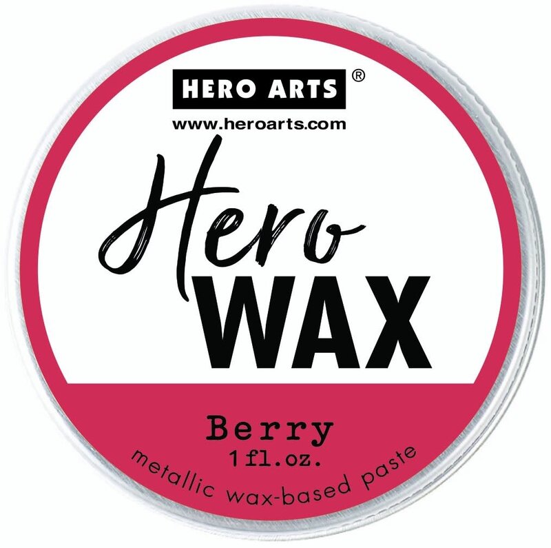 Hero Arts Metallic Wax-Based Paste - Berry