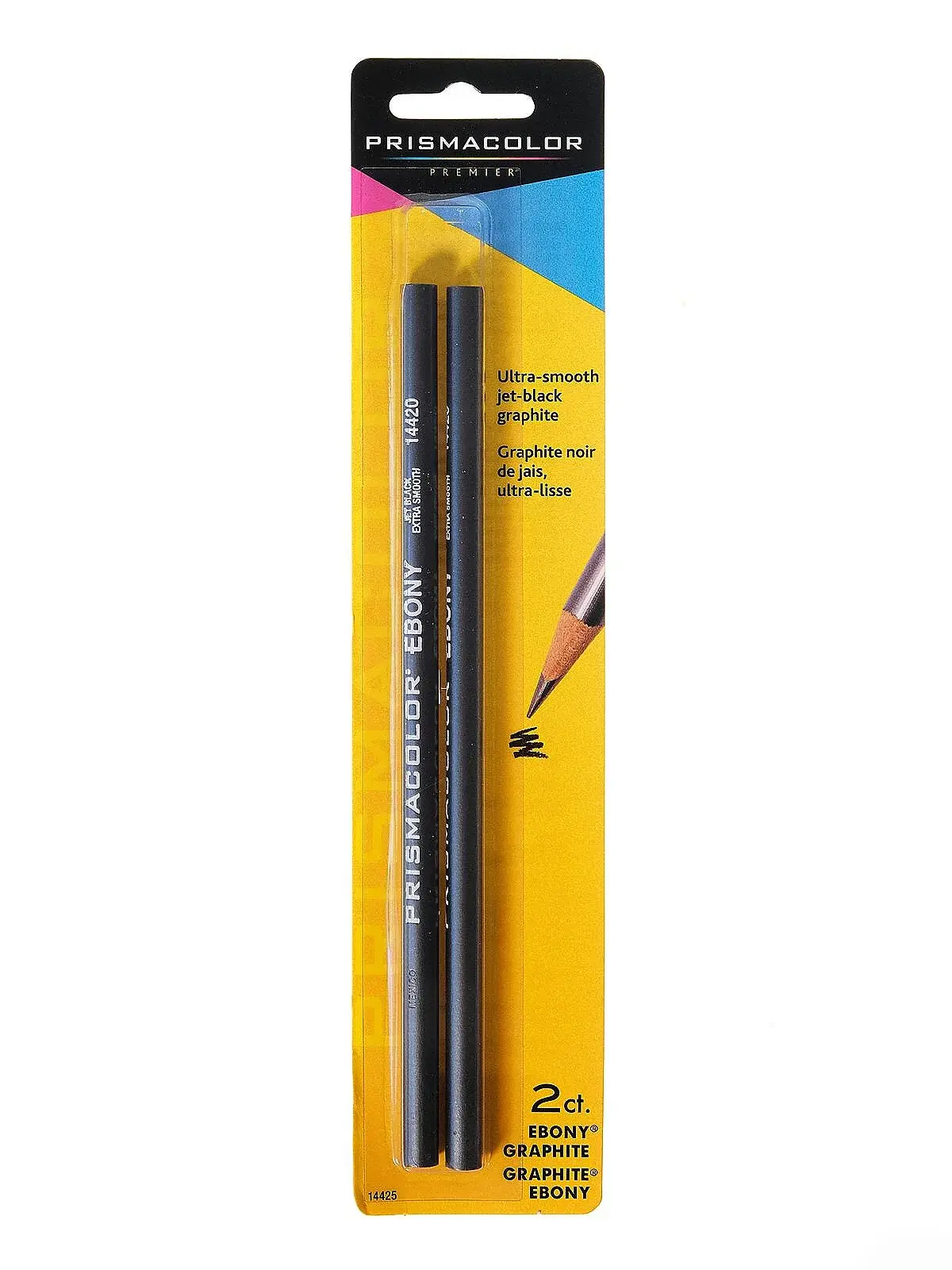 PRISMACOLOR Ebony Pencil, Large Diameter Soft Dark Lead