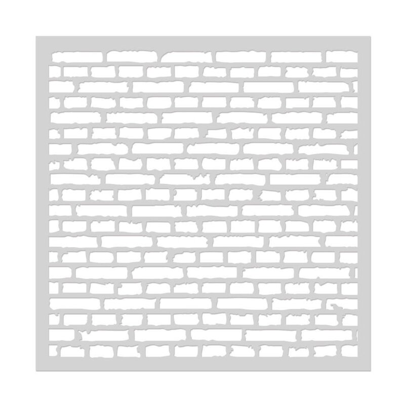 Hero Arts Brick Wall Stencil 6x6
