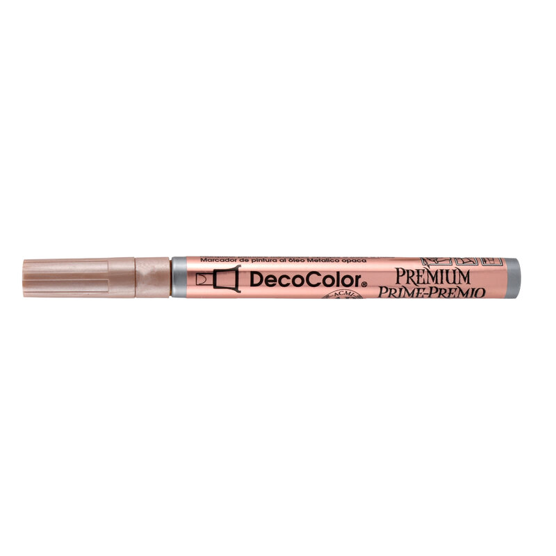 Uchida DecoColor Premium Paint Markers, 2mm Leafing Tip, Rose Gold