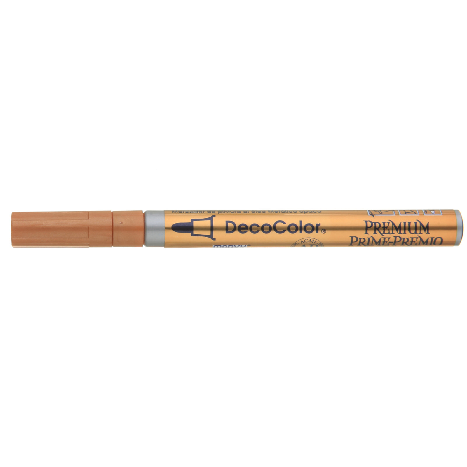 Uchida DecoColor Premium Paint Markers, 3mm Fine Tip, Copper