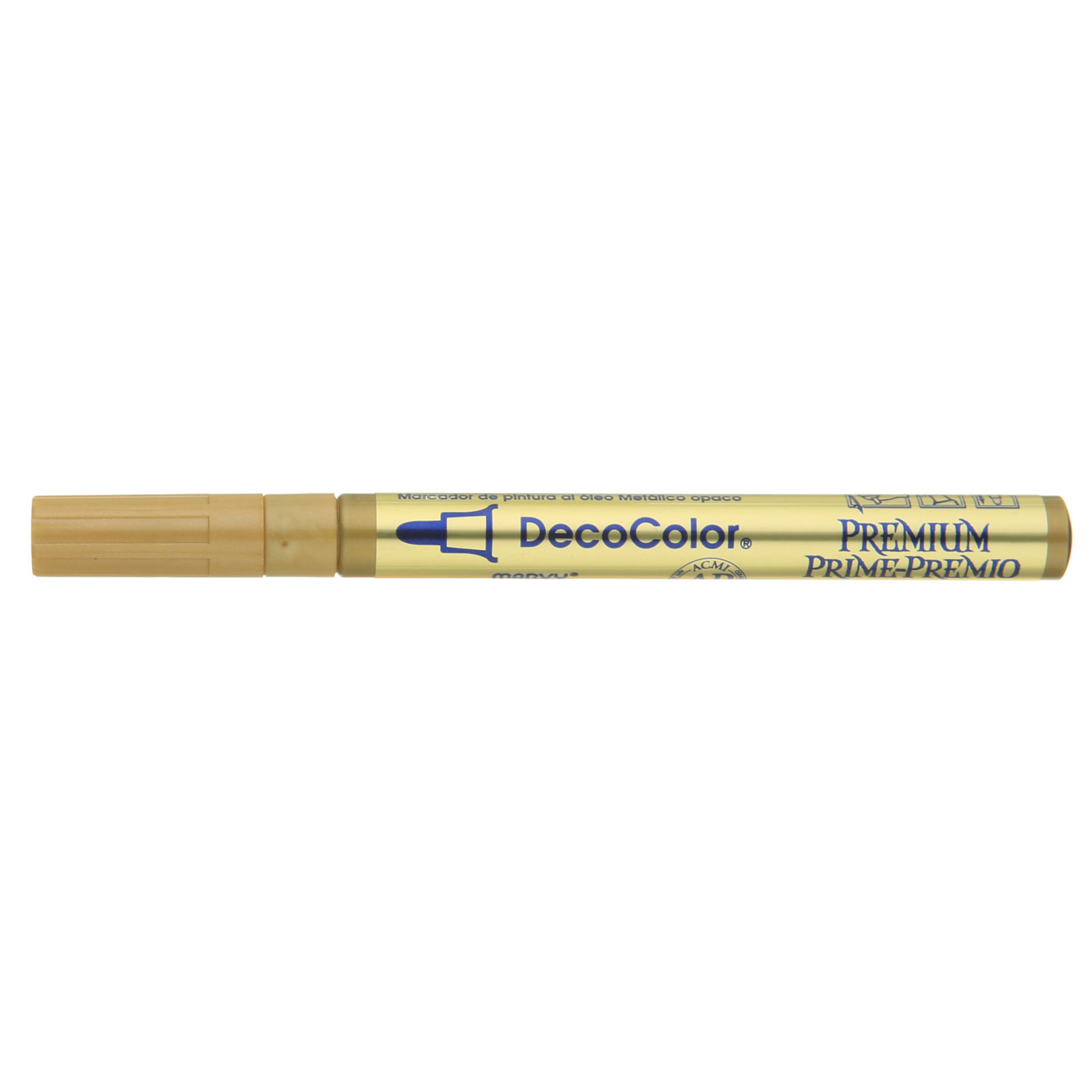Uchida DecoColor Premium Paint Markers, 3mm Fine Tip, Gold
