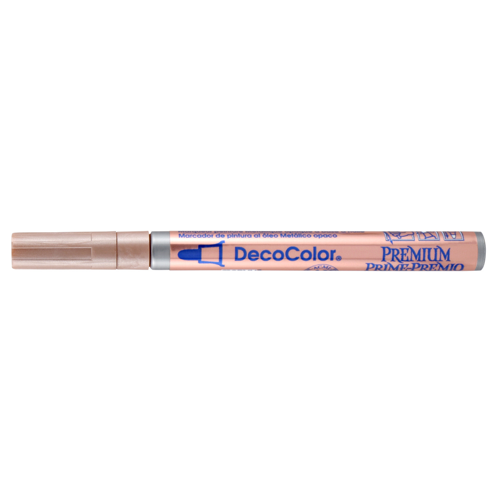 Uchida DecoColor Premium Paint Markers, 3mm Fine Tip, Rose Gold