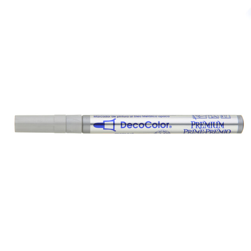 Uchida DecoColor Premium Paint Markers, 3mm Fine Tip, Silver