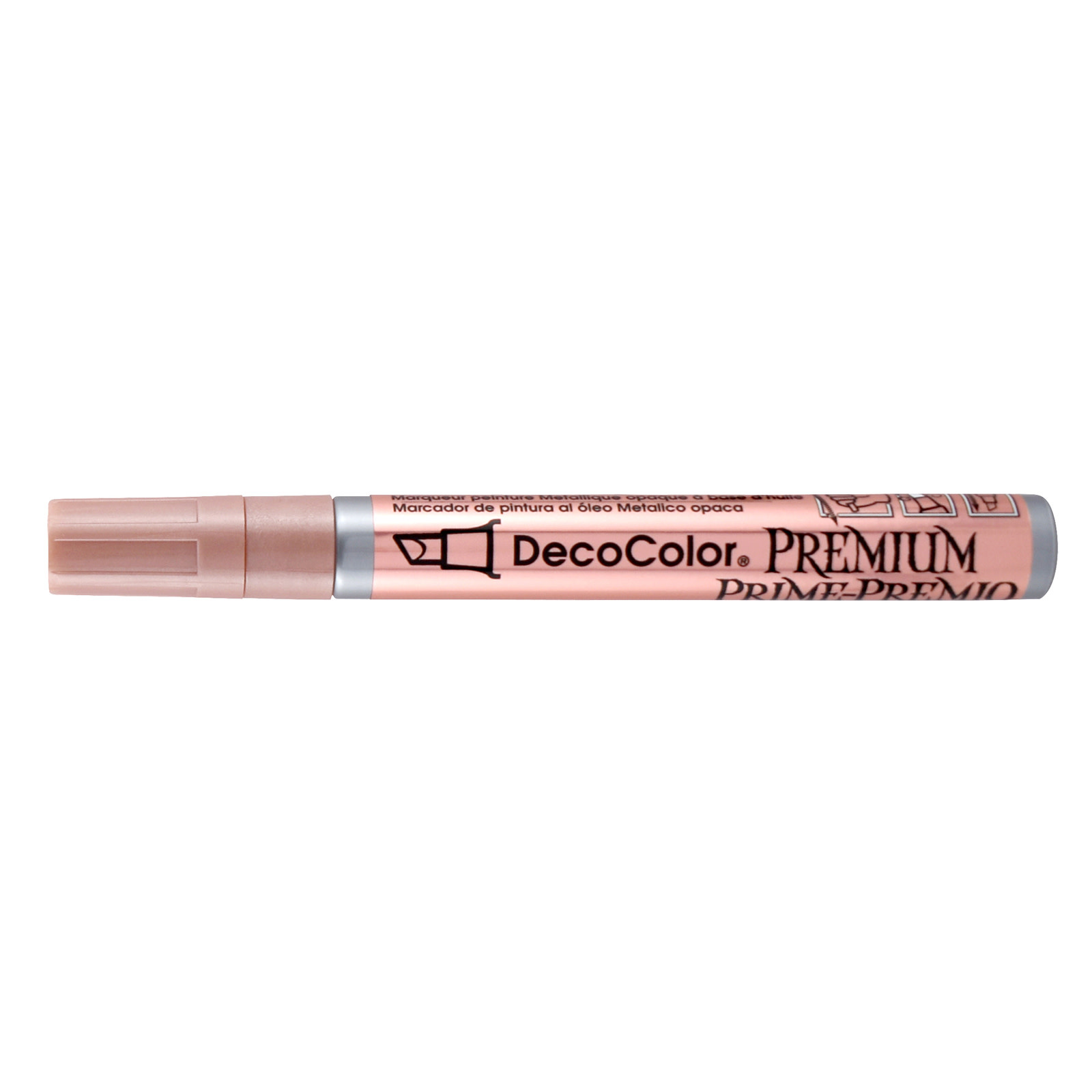Uchida DecoColor Premium Paint Markers, Chisel Tip, Rose Gold