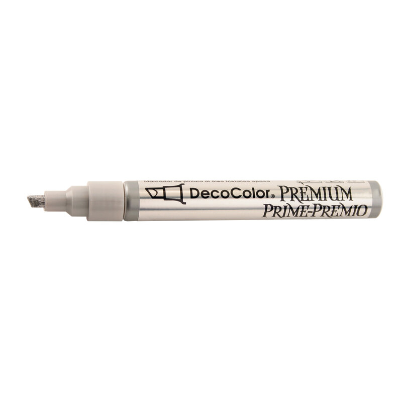Uchida DecoColor Premium Paint Markers, Chisel Tip, Silver