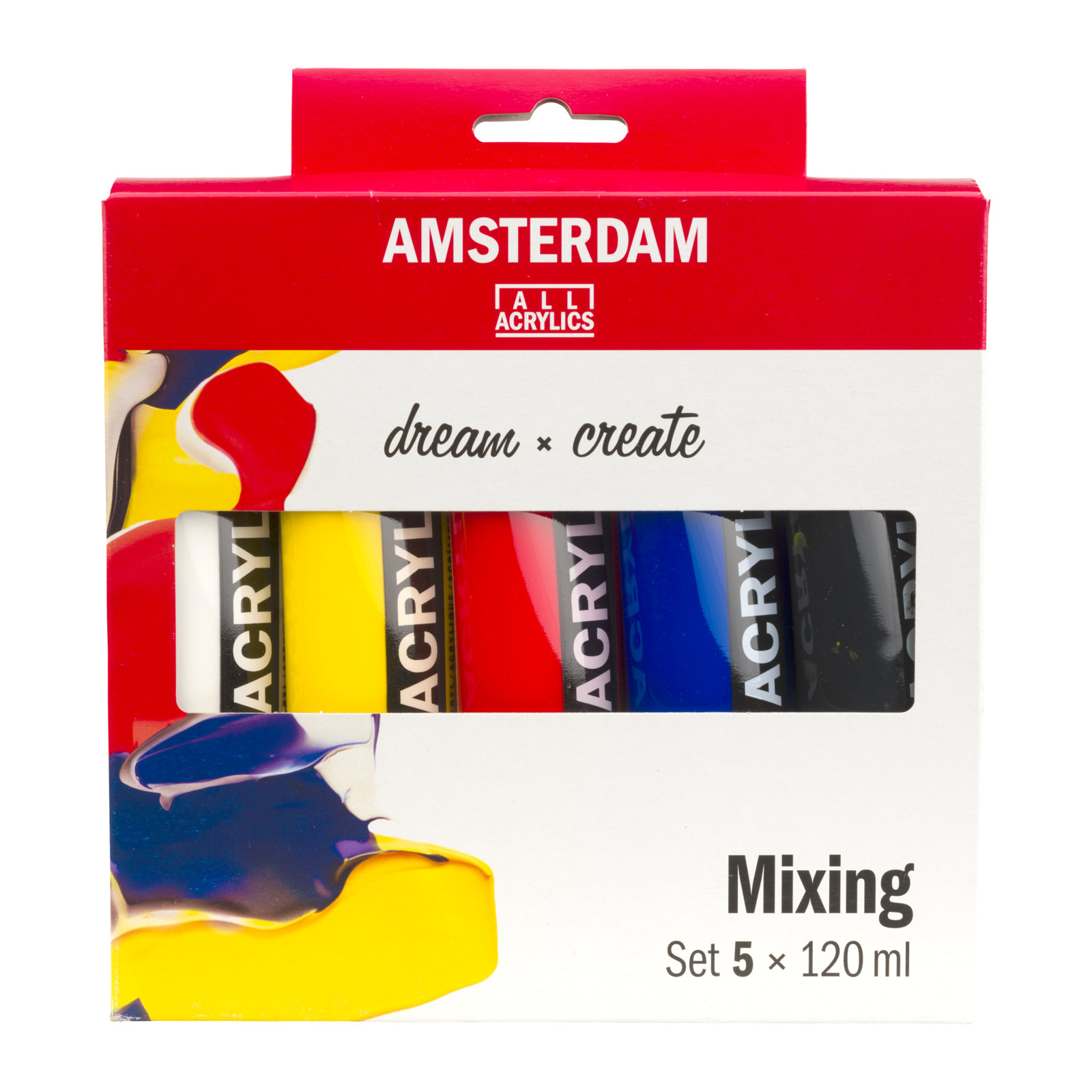 Amsterdam Standard Series Acrylic Paint Sets, 5-Color Mixing Set - 120ml