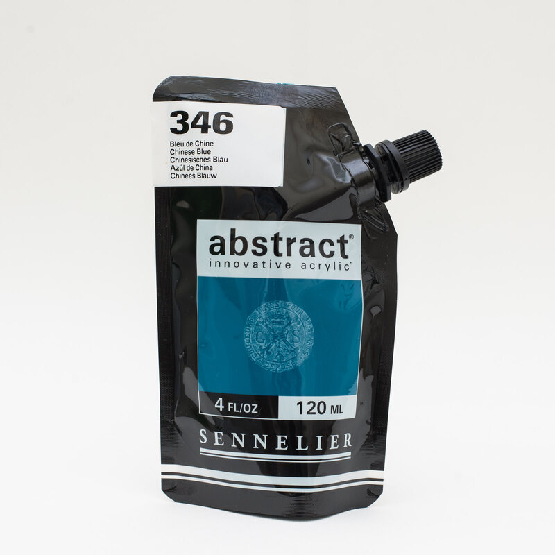 Sennelier Abstract Acrylics, Satin, Chinese Blue120ML