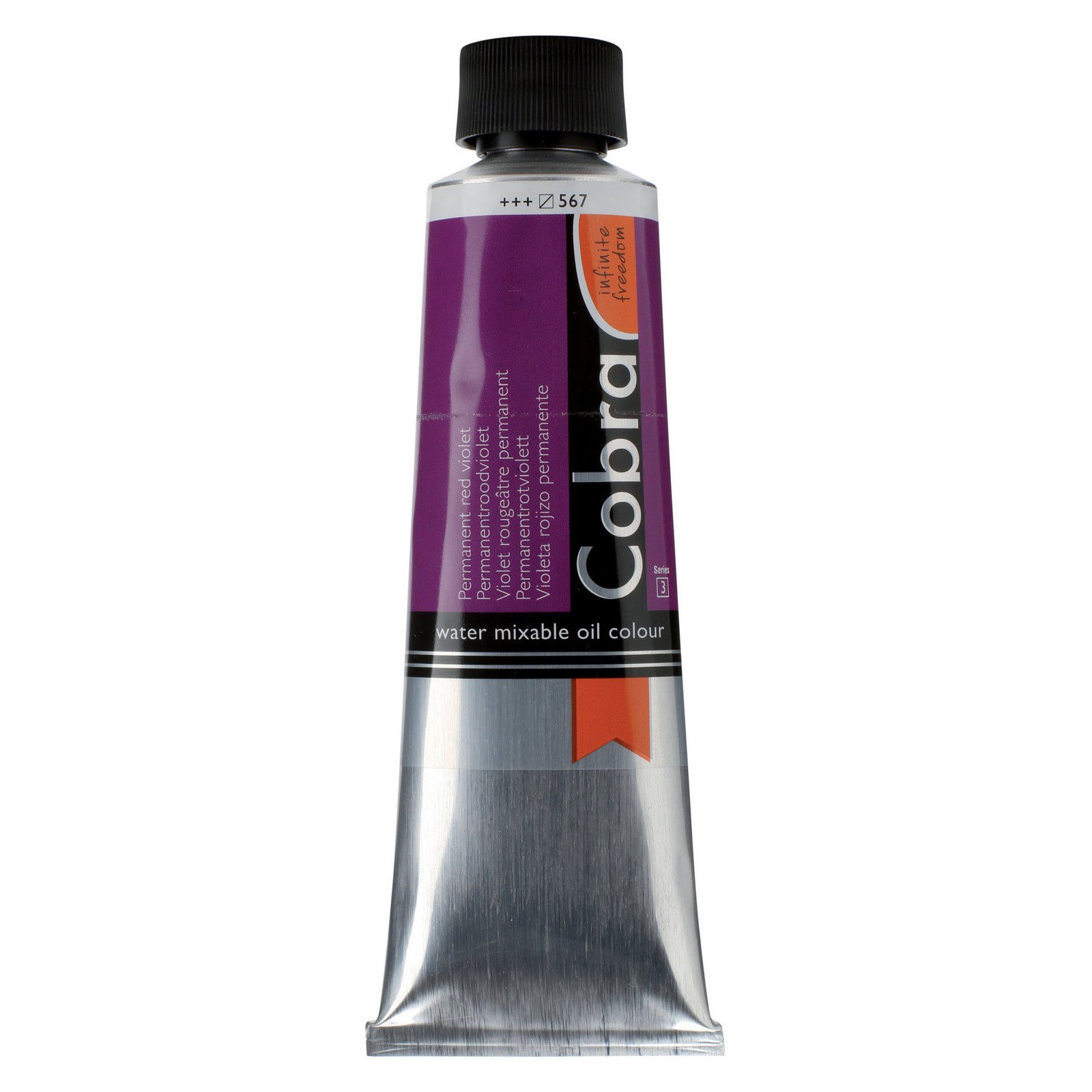 Royal Talens Cobra Water Mixable Oil Colour 150ML Permanent Red Violet
