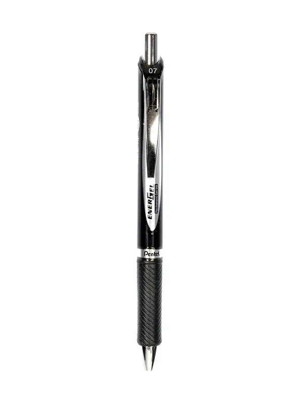 Pentel EnerGel -X Retractable Liquid Gel Pen Black .7mm 2PK