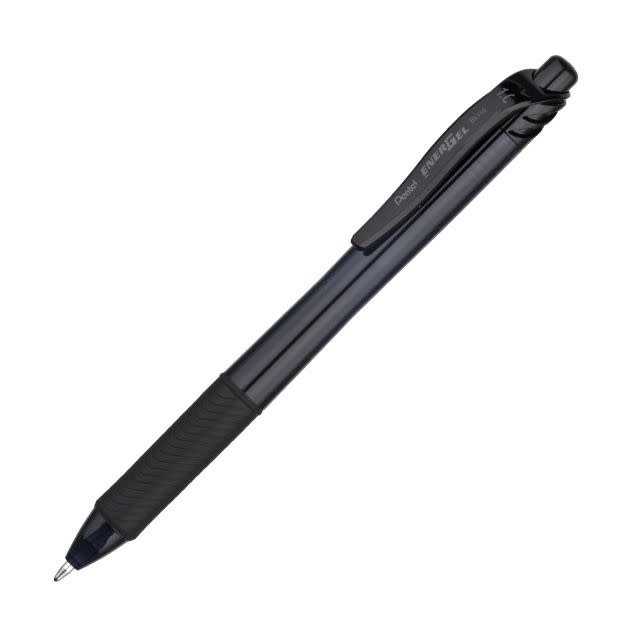 Pentel ENERGEL-X MD RETRCT BLK 1/CD