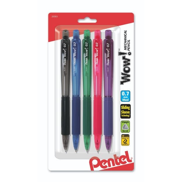 Pentel WOW Mechanical Pencils 5Pk