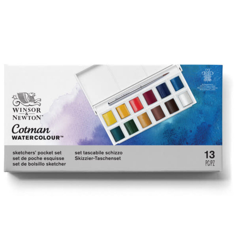 Winsor & Newton Cotman WC Sketchers Pocket Set 13 pc