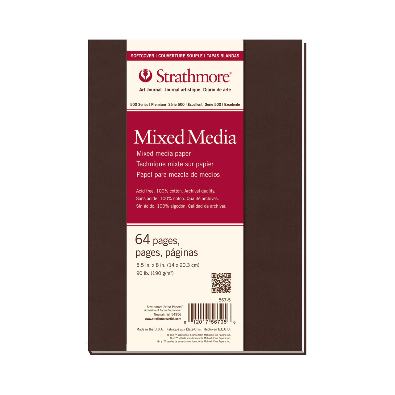 Strathmore Softcover Mixed Media Art Journals 500 Series