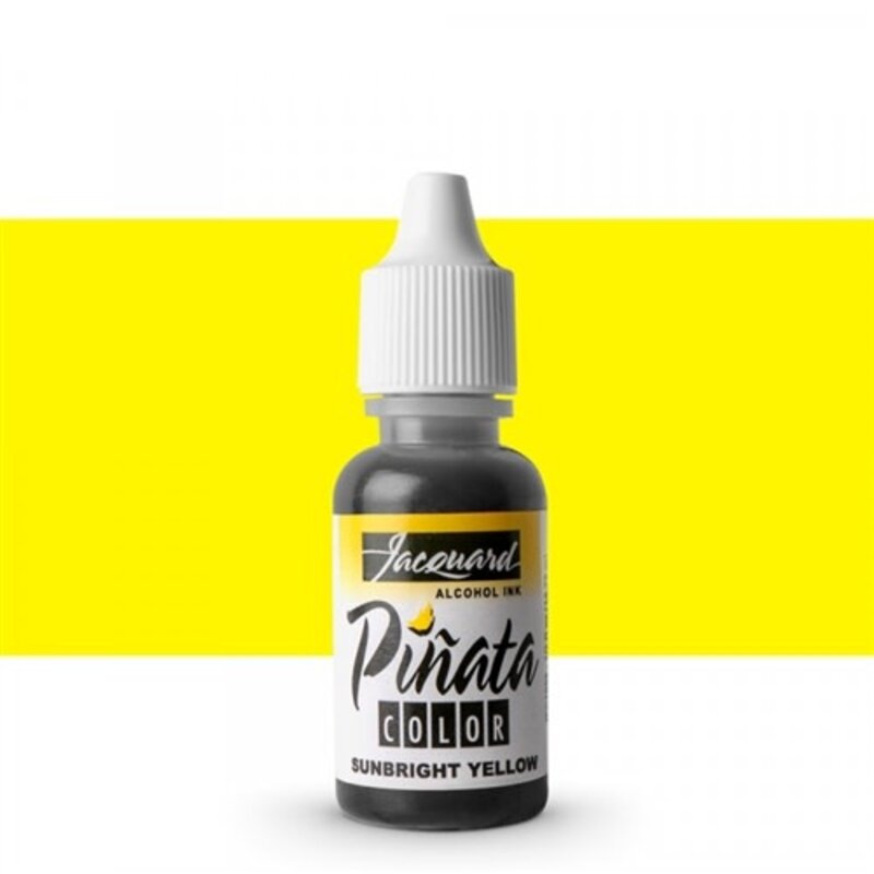 Jacquard 	 Pinata Alcohol Ink, 1/2 oz. Bottle, Sunbright Yellow