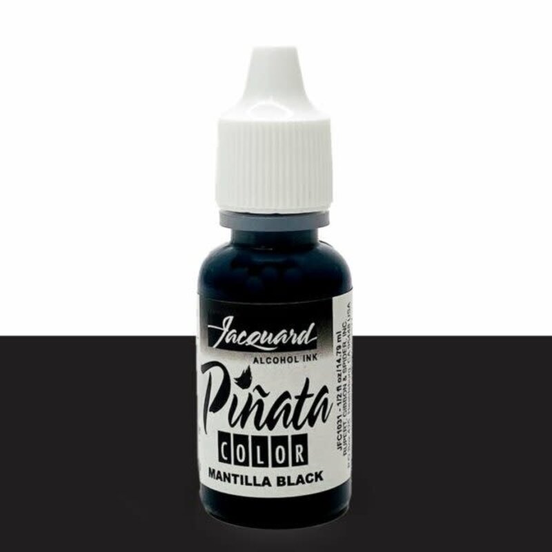 Jacquard Pinata Alcohol Ink, 1/2 oz. Bottle, Mantilla Black