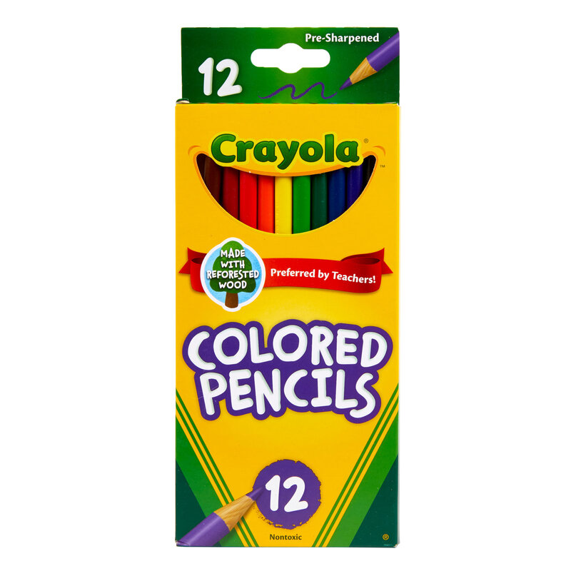Crayola CRAYOLA COLOR PENCIL 12 CT