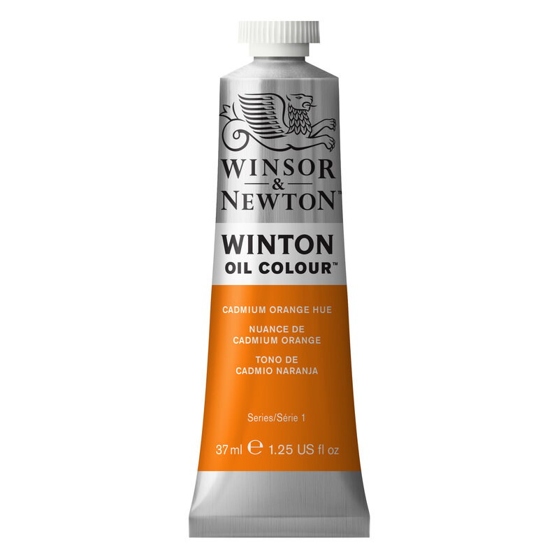 Winsor & Newton Winton Oil Colors 37 ML Cadmium Orange Hue