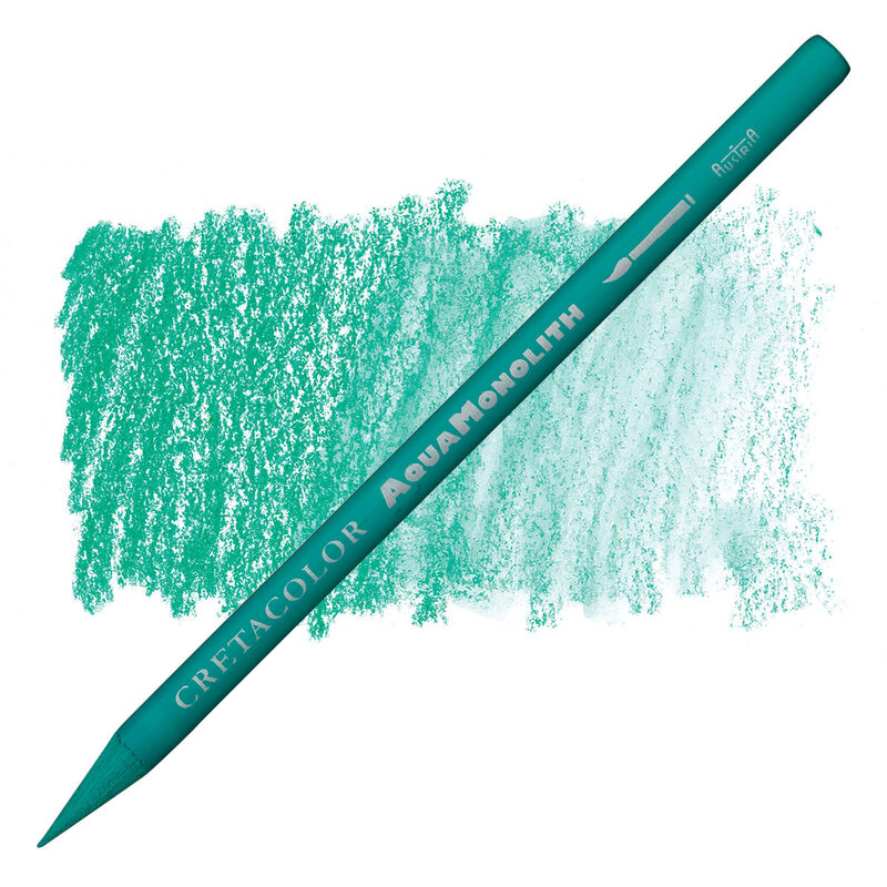 Cretacolor Aqua Monolith Woodless Watercolor Pencil Turquoise Dark