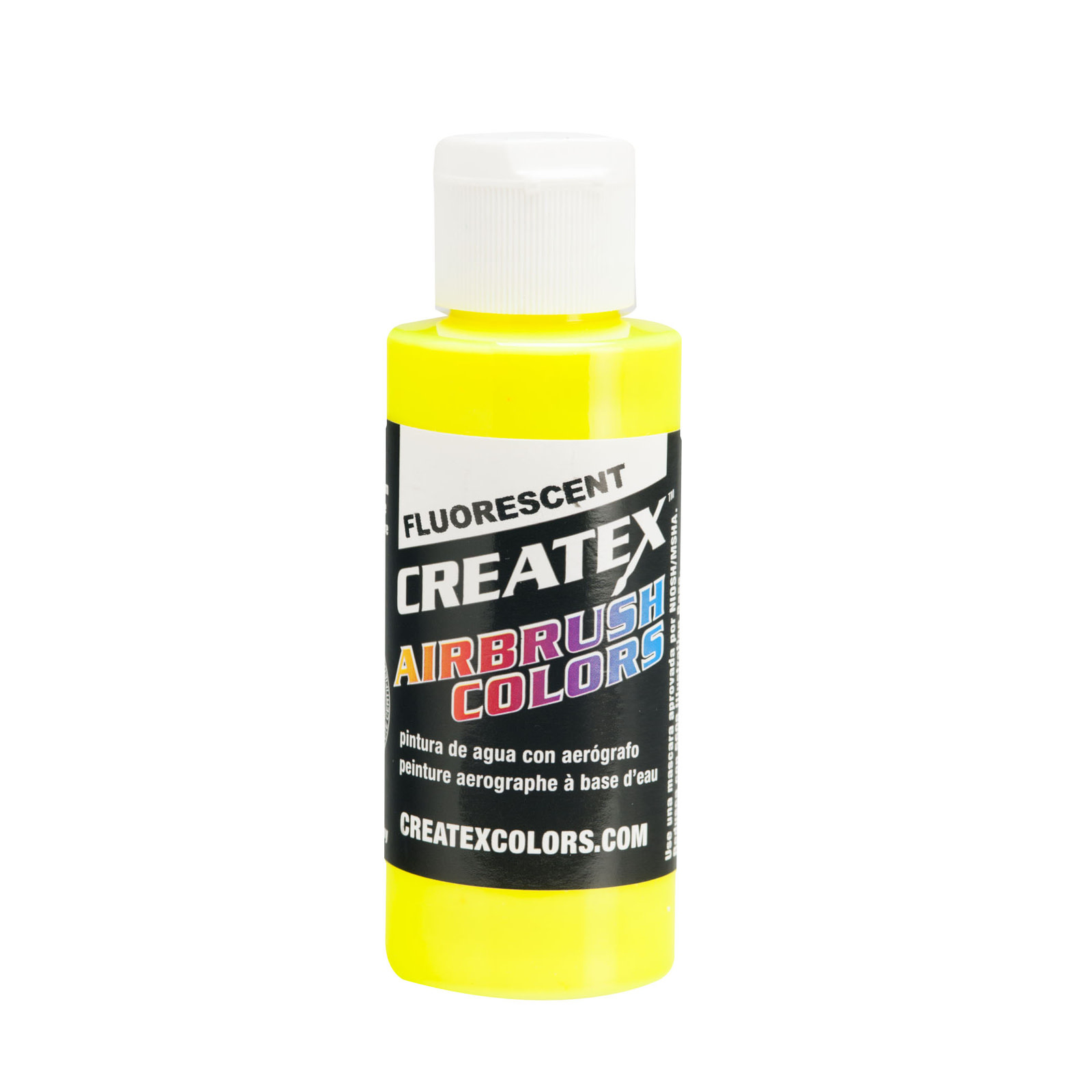 Createx Airbrush Colors 2oz Fluorescent Yellow