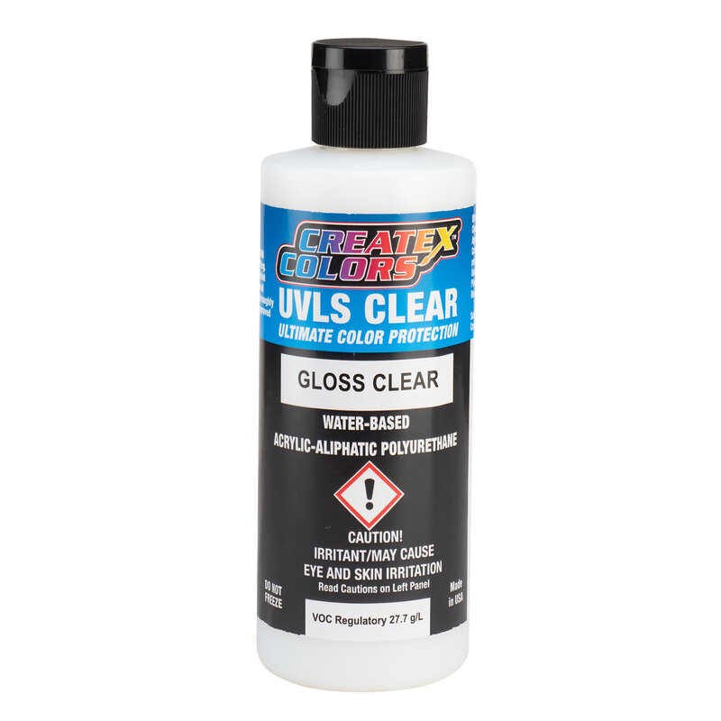 Createx UVLS Clear Coats, 4 oz. - Gloss