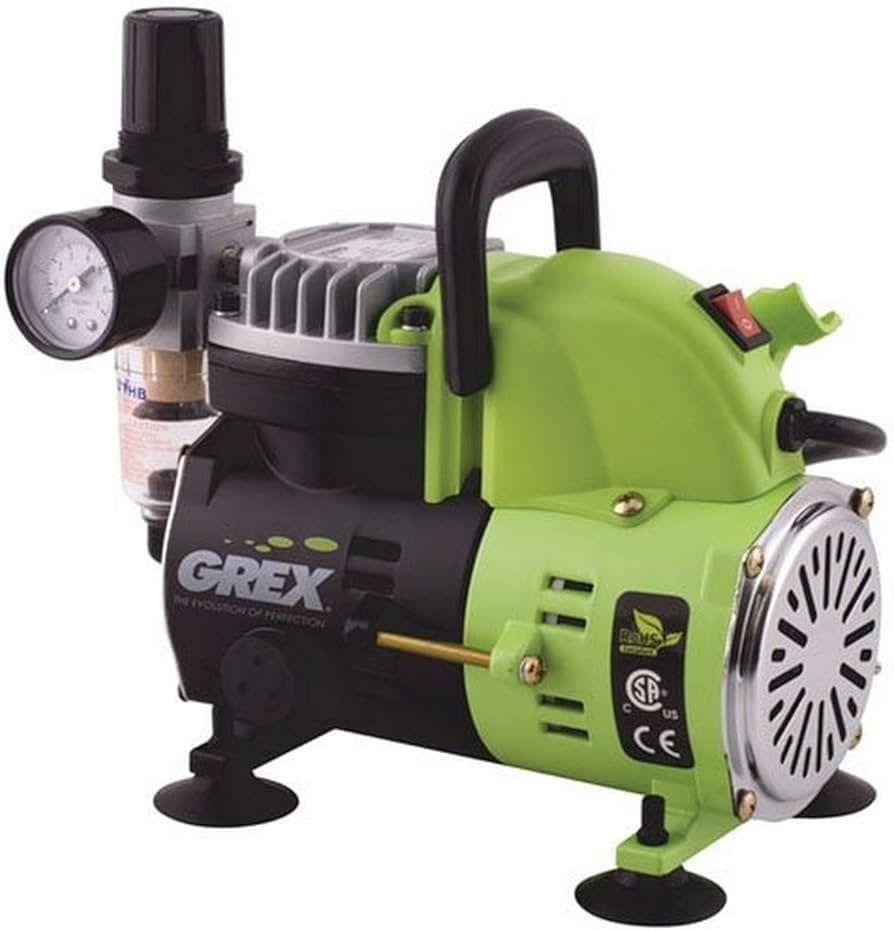 Grex 1/8 HP Portable Piston Air Compressor (115V)