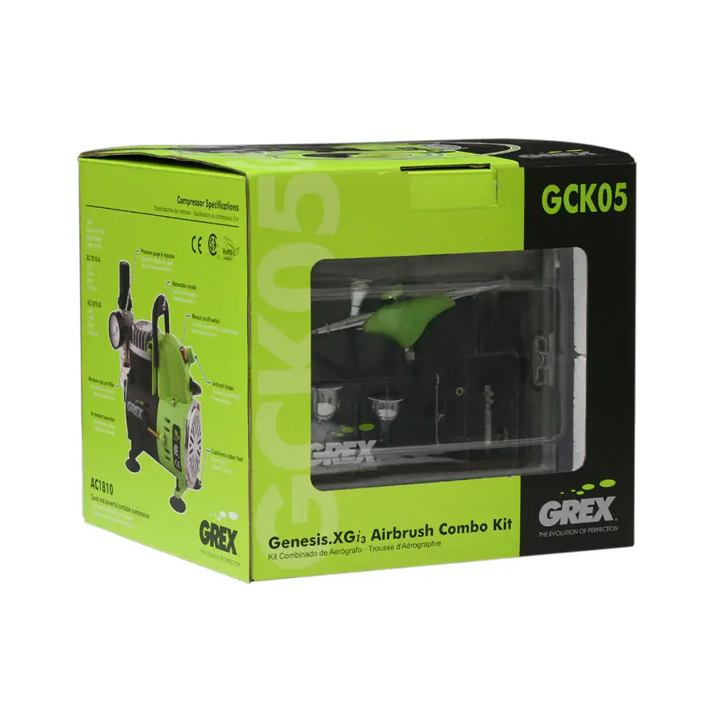 Grex Genesis, XGi3 Airbrush Combo Kit