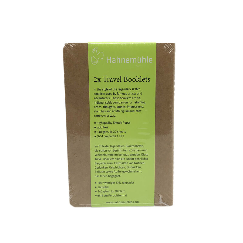 Hahnemuehle TRAVEL BOOKLET 3.5X5.5 2PK