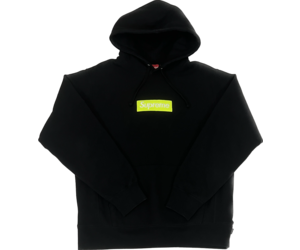 pre-owned) Supreme Box Logo Hooded Sweatshirt (FW17) Black Size