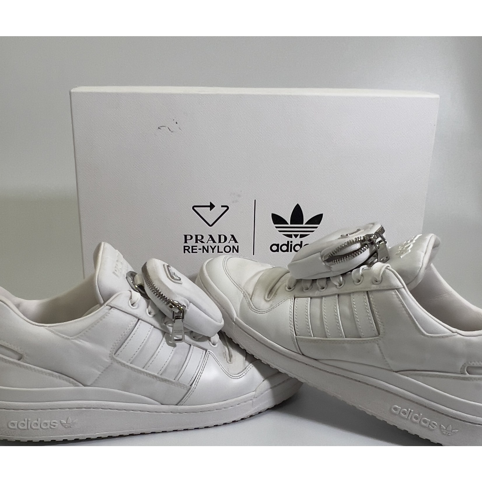 verlies uzelf Electrificeren Hoeveelheid geld pre-owned) Adidas X Prada Re-Nylon Forum Sneakers Size 11.5 - Bring It Back  LLC