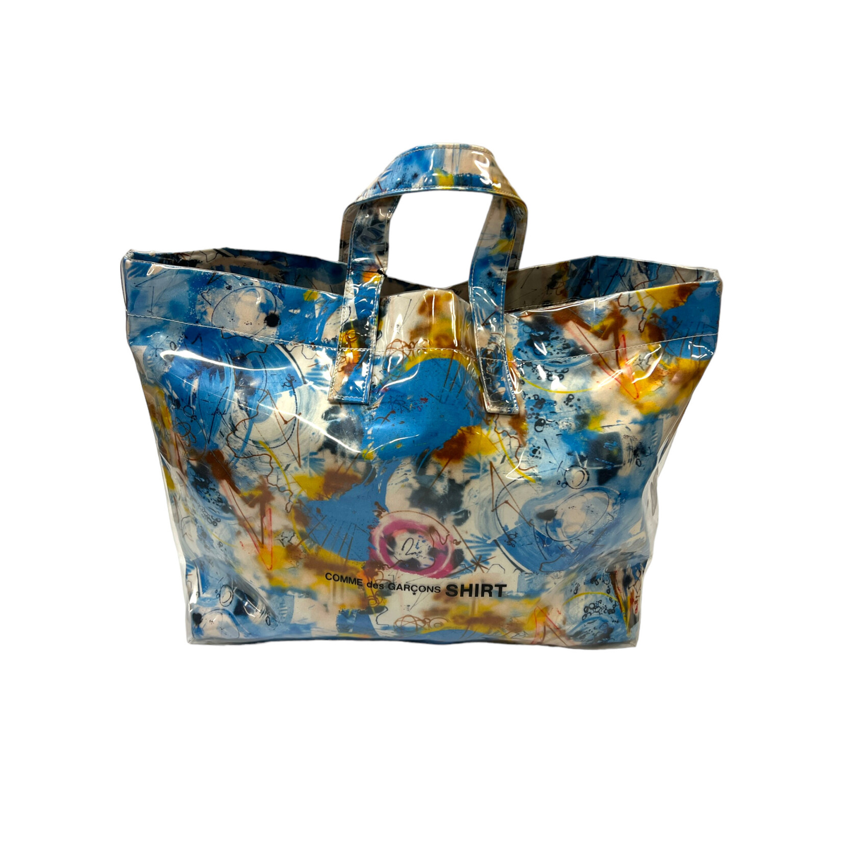 Pre Owned Commes des Garcon X Futura Graffiti Tote bag G M