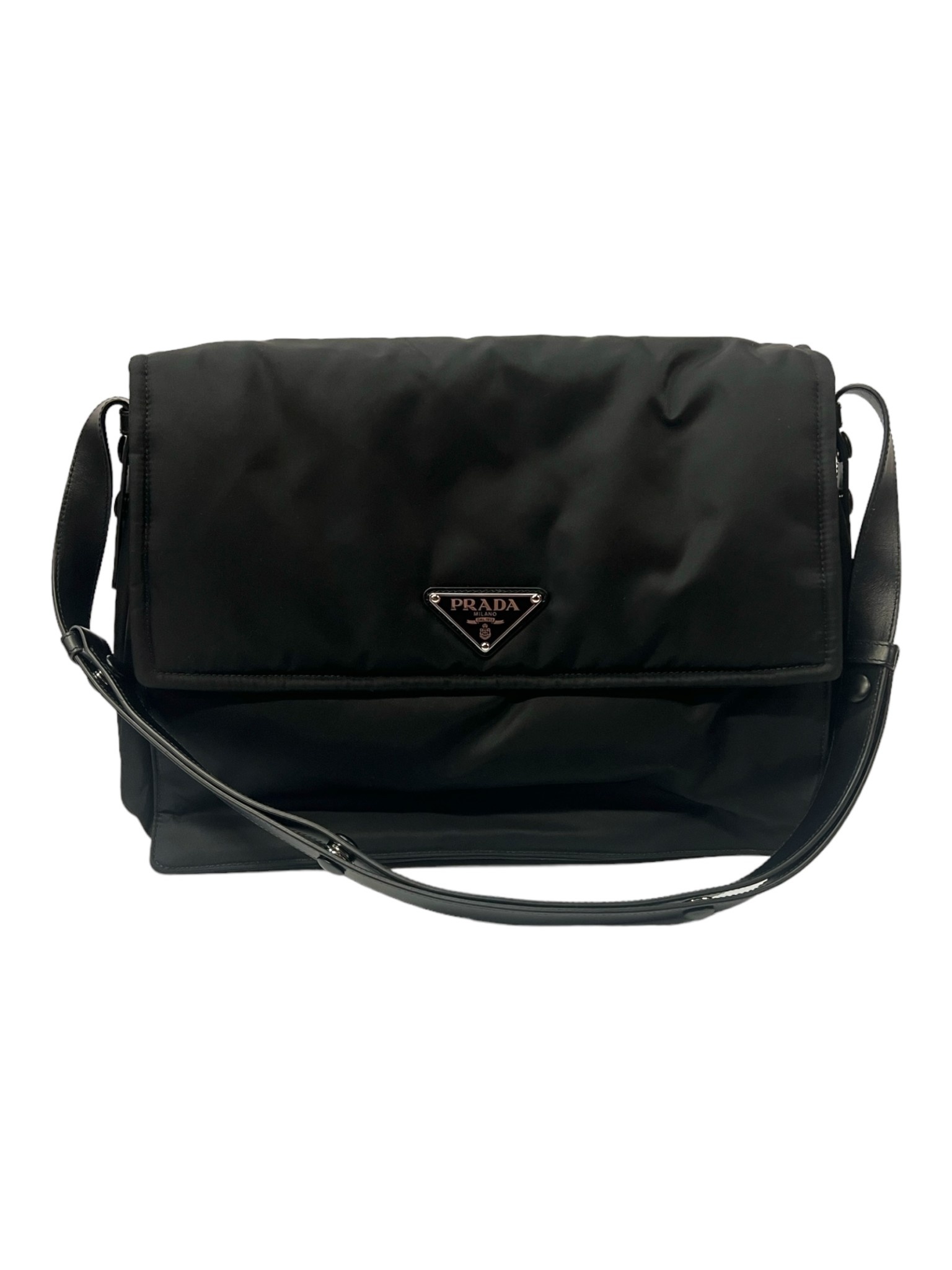 ReNylon Large Padded Shoulder Bag Bring It Back LLC