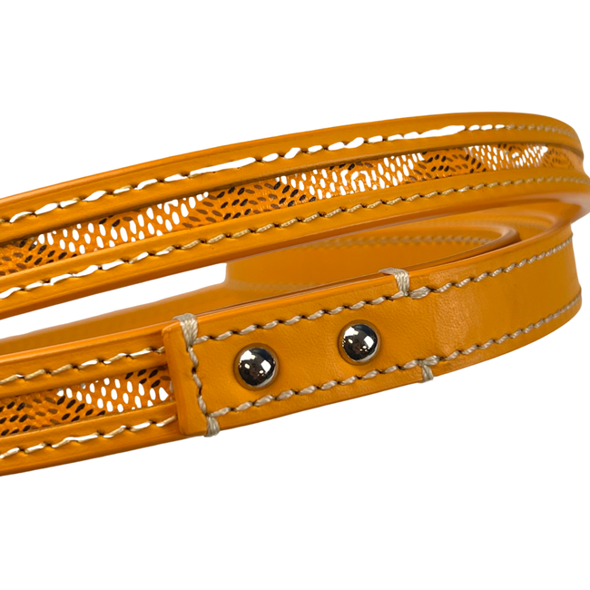 Goyard Goyard Edmond Dog Leash Yellow Size 110