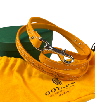 Goyard Goyard Edmond Dog Leash Yellow Size 110