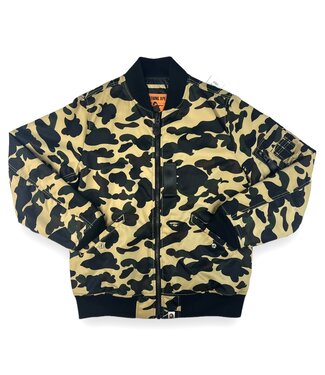 (Pre-Owned) Bape 1st Camo Bomber Jacket Size Medium - Bring It Back LLC