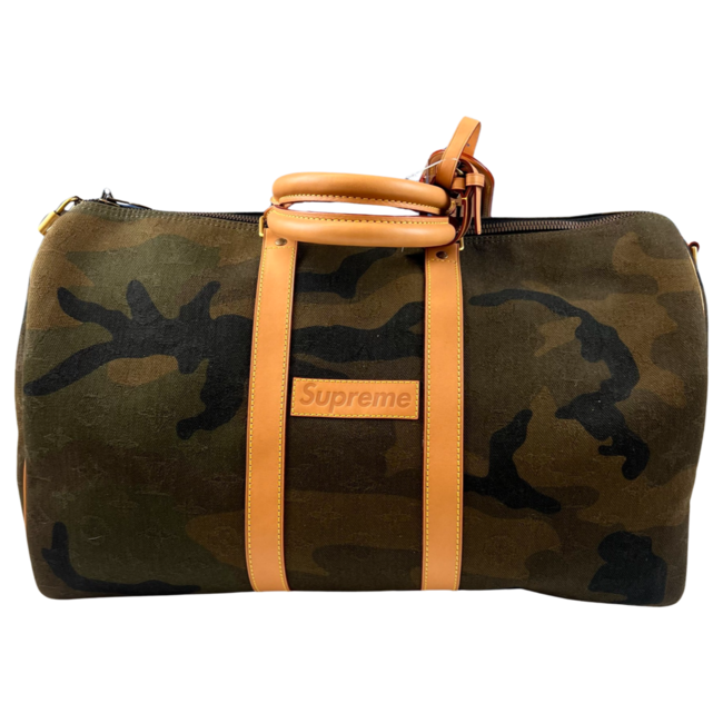 Louis Vuitton Louis Vuitton x Supreme Keepall Bandouliere 45 Camo