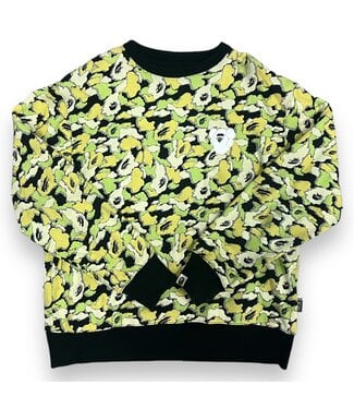 A Bathing Ape 2005 Bape Kaws Reversible Crewneck Size Large