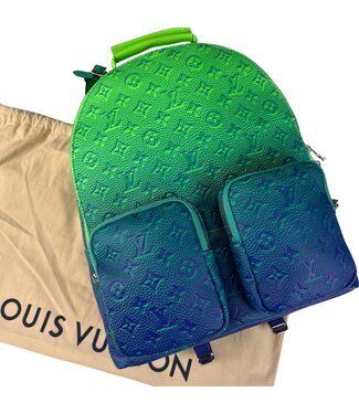 Louis Vuitton Louis Vuitton Multipocket Backpack Taurillon Illusion Blue/Green