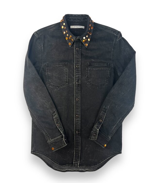 Givenchy Givenchy Studded Denim Button Up Small