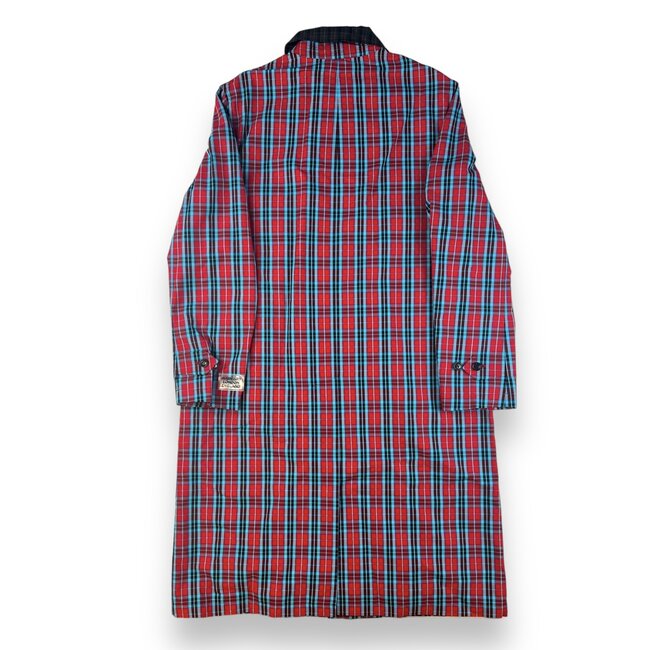 burberry Burberry Contrast Collar Check Nylon Twill Car Coat Size 50 (Large)